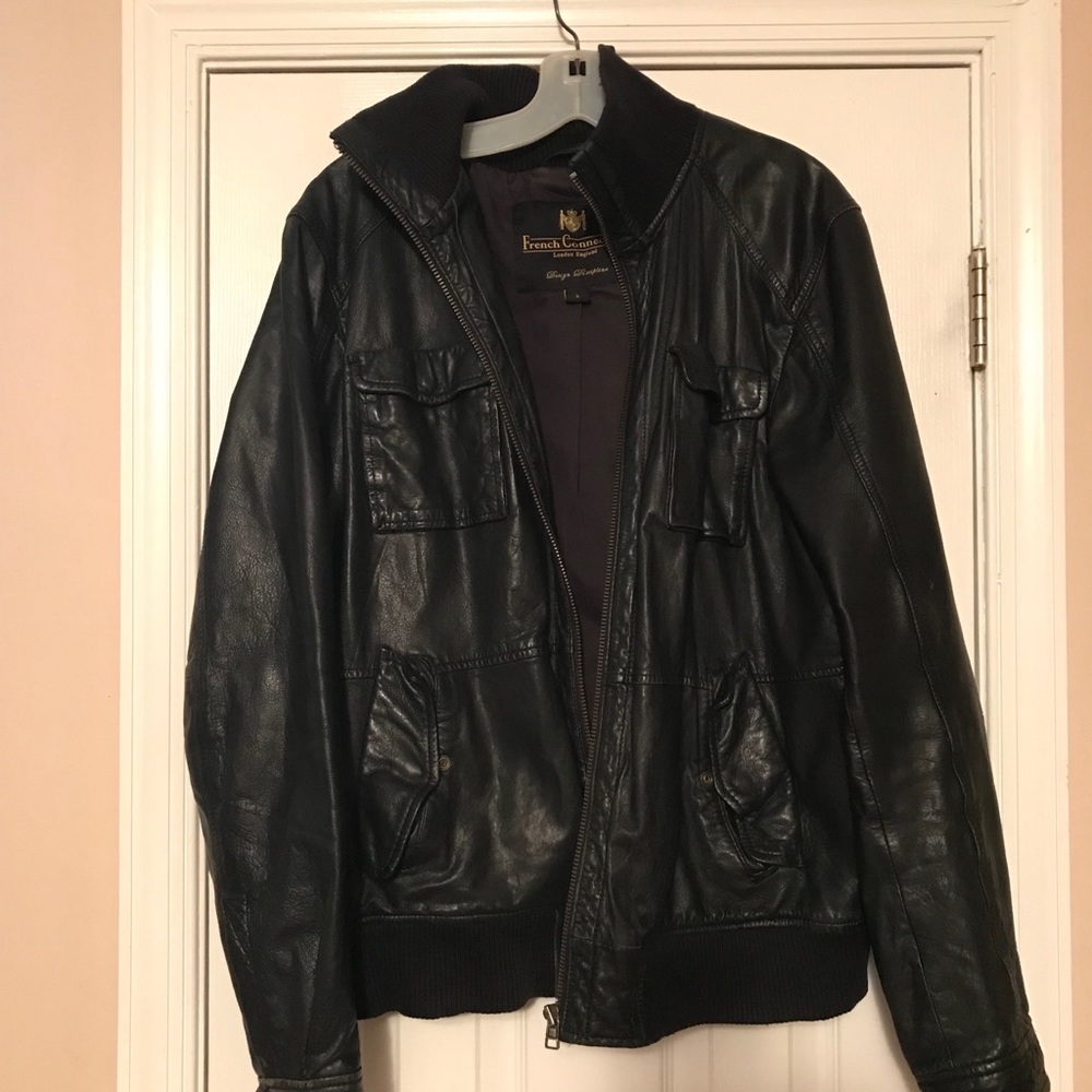Leather jacket